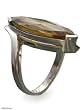 Gold plated ring, 'Cognac Sky' 6.5 (US Ring Size) Gold plated ring, 'Cognac Sky' 6.5 (US Ring Size)