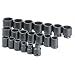 SK Hand Tools 84420 20-Piece 3/4-Inch Drive 6 Point Standard Fractional Impact Socket Set