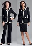Jessica London Plus Size Piped 3-Piece Wardrober