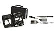 Stainless Steel 6-Piece Barbecue Tool Set With BBQ Travel Case