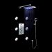 8 LED Showerhead and 3 Hand Shower Combo Thermostatic Shower System Set with 6 Side Spray Jets,Chrome
