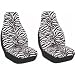 Zebra Animal Print Seat Cover 2 pcs