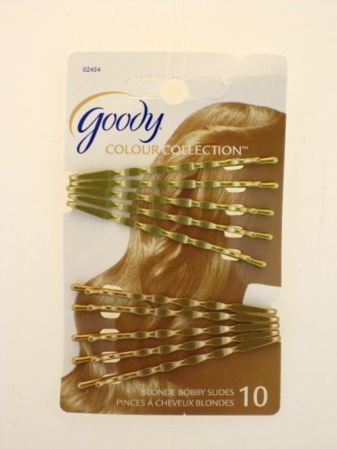 Goody Colour Collection Wavy Bobby Slides - Blonde - 10 Pk.