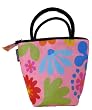 Mimi the Sardine Coated Organic Cotton Lunchbug, Pink Flora