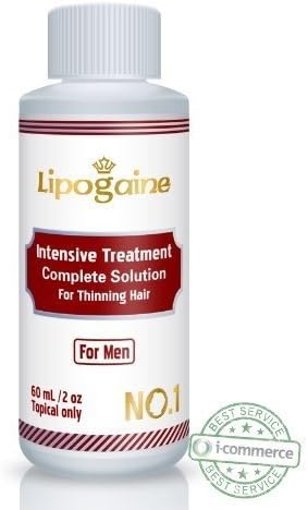 Lipogaine for Men: Intensive Treatment & Complete Solution for Hair Loss / Thinning