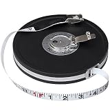 Keson MC18M50 5-pack 2-sided Fiberglass Tape, Black-Metal Case, 50 ft, ft, in, 1/8 & metric (2 mm)