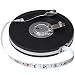 Keson MC18M50 5-pack 2-sided Fiberglass Tape, Black-Metal Case, 50 ft, ft, in, 1/8 & metric (2 mm)
