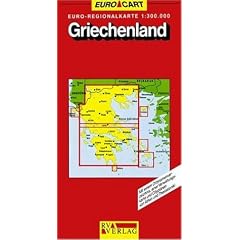 Grosse Landerkarte 1:300.000: Mit Einer Ubersichtskarte, Fahrverbindungen Und Einem Stadtplan Von Athen (GeoCenter Euro Map) (German Edition): Reise- Und Verkehrsverlag