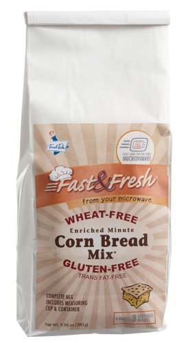 Fast & Fresh Cornbread Mix Microwavable Wheat And Gluten Free, 9.96-Ounce Units (Pack... by Cornbread & Muffin Mixes