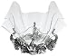 Arthur Court Elephant Safari Stand with Acrylic Bowl