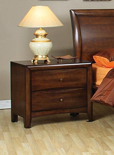 Coaster Home Furnishings 200642 Casual Contemporary Nightstand, Walnut