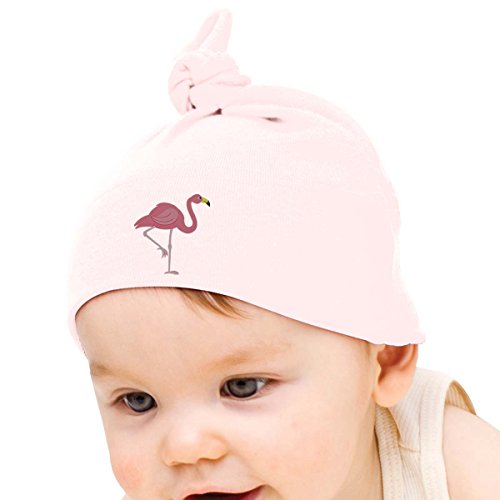 Pink Flamingo Infant Baby Rib Hat