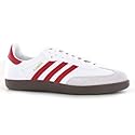 Adidas Samba White Red Leather Mens Trainers