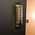 Lockey Digital M210 Mechanical Keyless Entry Bump Proof Deadbolt Door Lock Antique Brass Finish