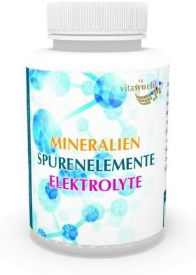 Minerals trace elements electrolytes 120 Capsules Vita World German pharmacy production