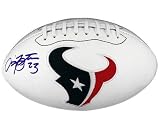 ARIAN FOSTER SIGNED AUTOGRAPHED FOOTBALL HOUSTON TEXANS COA + HOLOGRAM