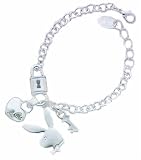 7.5 inch Clear Reversible Bunny Bracelet