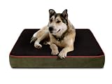 Buddy Beds - Orthopedic Memory Foam Dog Bed - Medium Rectangular - Colorado Mountain