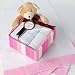 Honey Bear Sweet Baby Girl Burp Cloth Gift Set in Keepsake Box