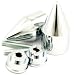 HONDA CBR 600 900 929 954 1000 RR CHROME SPIKE BAR ENDS