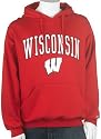 Soffe University of Wisconsin Hoodie with Arch and Mascot
