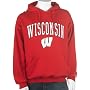 Soffe University of Wisconsin Hoodie with Arch and Mascot