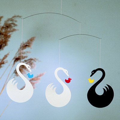 Flensted Svanefantasi - Swans and Ducklings - Swan Fantasy Mobile