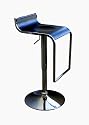 LEM Piston Bar Stool - Black (Black) (30"H x 14"W x 16"D)