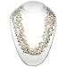 HinsonGayle DIVA Collection Handpicked Ultra-Luster AAA White Keshi Cultured Pearl Rope Necklace (75 Inches)