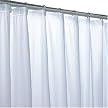 No Mildew Shower Curtain Liner - Clear