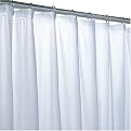 No Mildew Shower Curtain Liner - Clear