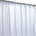 No Mildew Shower Curtain Liner - Clear