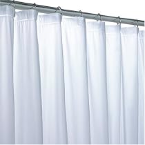 No Mildew Shower Curtain Liner - Clear