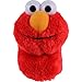 Sesame Street Elmo Little Kids Sock Top Slippers (L (9-10), Smile Red)