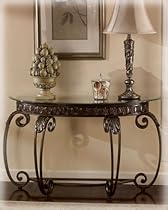 Hot Sale Tullio Brown Cherry Finish Sofa Table