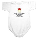 Baby Bodysuit White " Irish Food Makes Irish Poo ! " Ireland Country 0 - 3 Months