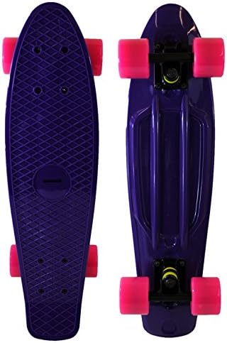 Runner Sports Penny Style Retro Banana Wave Cruiser Skateboard (Venom)