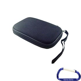 Gizmo Dorks Hard Shell Case Cover (Black) with Carabiner Key Chain for the Samsung W200... by GizmoDorks