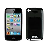 EMPIRE Black Cover Skin Poly Case for Apple iPod Touch 4 / 4th Generation