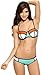 Ebuddy Fashion Colour Block Wet Suit Neoprene Bikini Swimsuit(FBA)