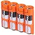 Storacell Powerpax AA Battery Caddy, Orange, 4-Pack