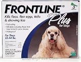 3 MONTH Frontline PLUS Blue for Dogs 23-44 lbs