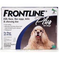 Frontline PLUS Blue for Dogs 23-44 lbs (3 Months)