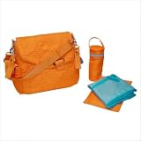 Kalencom Ozz Quilted Messenger Bag, Morrocco Orange