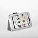 Exact(TM) PU Leather Folio Case for Nook HD 7 Tablet White (Support Auto Sleep/Wake Function)