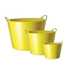 Tubtrug Buckets 3 Piece Set Yellow