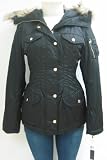 Bebe Corseted Scuba Coat, Jacket, Black, Xlarge, 136bb