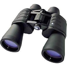 Meade B120107 24x50 TravelView Full-Size Zoom Porro Prism Binoculars (Black) by Meade