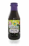 Gourmet Food : FlavorBrazil Acai Energy Juice Blend, No Sugar Added, All Natural (10 oz. glass bottle, Pack of 12)