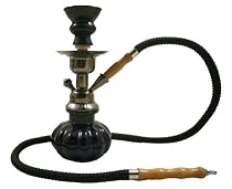 Mini Shisha - schwarz-eloxiert - ca. 25 cm